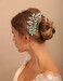 Jumwrit Wedding Hair Clips Rhinestone Bridal Hair Barrettes Silver Handmade Headpiece Wedding Hair Accessories for Bride and Bridesmaid(2PCS)