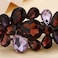 Aimimier Flower Crystal Hair Clip Rhinestone Barrettes Alligator Hair Clips Bun Hair Pins Bridal Hairpiece Wedding Hair Accessories for Women Girls (Purple)