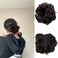 Mini Claw Messy Bun Hair Pieces for Women Clip in Ponytail Hair Extensions Big Claw Clip Curly Hair Wig Fake Bun Hair for Daily Party (big clip-black)