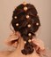 Xerling 20Pcs Pearl Hair Pins Bride Wedding Hair Pieces Champagne Hair Accessories for Girls Boho Women Headpiece (Champagne)