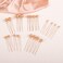 Xerling 20Pcs Pearl Hair Pins Bride Wedding Hair Pieces Champagne Hair Accessories for Girls Boho Women Headpiece (Champagne)