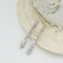 Small but Essential Practical Cute and Lovely 2pcs 7pcs Pearl Gold Silver-Plated Hairpin Clip Set (2pcs Zirconia)