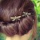 Dragonfly Hair Clip,Antique Headwear Wedding Retro Styling Hair Clip,Bridal Headdress, Color Head Wear Styling Hair Accessories for Girls Women Bobby Pins Hairpins French (2)