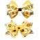 Glitter Sunflower Hair Bow Clips Barrettes for Women Girls, Daisy Alligator Hairpins for Teens Toddlers Kids Summer Beach Vacation Fall Holiday Dress Decor Accessory Gift(C)
