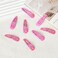 Y2k Pink Snap Hair Clips Leopard Print Barrettes Hairpins Small No-Slip Metal Hair Clips for Thick Thin Hair Styling Decorations 2000s Aesthetic Hair Accessories for Women Teen Girls E-girls 8 PC
