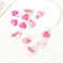 Small Heart Hair Clips Pink Kawaii Mini Heart Shaped Duckbill Hair Clip Hairpin Barrettes Decorative Alligator Hair Styling Clips Set of 12 Cute Aesthetic Hair Accessories for Women Girls
