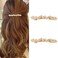 Pearl Hair Clips Barrettes for Women Elegant French Barrettes for Thin Thick Hair Small Gold Barrette Clips Hair Pins Hairpins Decorative Pearl Wedding Bridal Hair Clip for Women 2 PCS