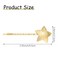 10 Pcs Star Hair Clips Wedding Bridal Bobby Pins Metal Hair Barrettes Non-Slip Hair Clip Sparkling Headpieces Fashion Hair Barrettes for Women and Girls
