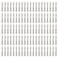 Lawie 100 Pack 6 CM 2.36 Inch Blank Silver Square Rectangle Metal French Barrette Plain Base Hair Clips DIY Crafting Clips for Bows Snap Hair Clips Ponytail Holder Hairclips Hair Accessories for Women