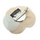 Elegant Silk Cloth Beautiful Flower Hair Claw Clip Hair Pin for Women (A93)(Khaki)