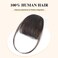 BOGSEA Clip in Bangs，Bangs Hair Clip on for Women Human hair Wispy Bangs Hairpieces for Women Clip on Fake Bangs Hair Extension for Women Daily Wear (Wispy Bangs, (Dark Brown))