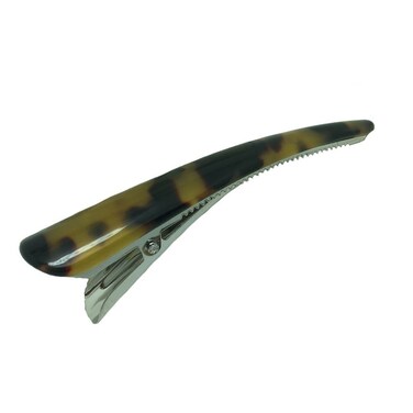 Leopard Wedding Women Alligator Clip Hairpin(A78)(Brown)