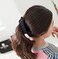 Noble Beautiful Lady Banana Hair Clip Ponytail Holder(H57)(White)