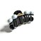 Pearl Gem Flowers Beautiful Hair Claw Clip for Women 1 PCS(D64)(Gray)
