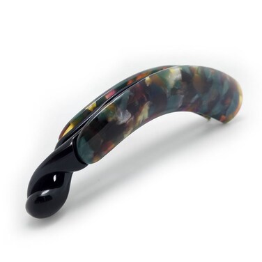 Noble Leopard Banana Hair Clip 1 PCS(H09)(DarkGreen)