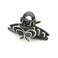 Noble Little Butterfly Women Ponytail Holder Hair Claw Clip 1 PCS(D95)(Black)