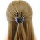 Noble Little Butterfly Women Ponytail Holder Hair Claw Clip 1 PCS(D95)(Black)