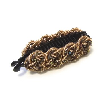 Noble Lady Women Hair Clip Ponytail Holder(H36)(Brown)
