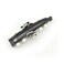 Noble Flower Wedding Beautiful Banana Hair Clip for Women (H81)(Black)