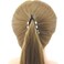 Noble Flower Wedding Beautiful Banana Hair Clip for Women (H81)(Black)