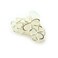Clover Flowers Beautiful Hair Claw Clip for Women 1 PCS(D63)(White)