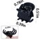 100PCS Tiny Hair Clips for Girl,Mini Claw Clips for Women, 1cm Black Plastic Mini Claw Clips for Babies, Hair Accessories for Women,Non Slip Pins Hair Clamps,Designed for Thin Or Thick Hair,Good Gift