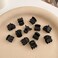 100PCS Tiny Hair Clips for Girl,Mini Claw Clips for Women, 1cm Black Plastic Mini Claw Clips for Babies, Hair Accessories for Women,Non Slip Pins Hair Clamps,Designed for Thin Or Thick Hair,Good Gift