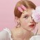 KesaPlan 10PCS No Bend Hair Clips, Pink No Crease Hair Clips for Styling, Acrylic Resin Flat Duckbill Clips, Seamless Bang Hair Barrette for Women Girls Makeup Hairstyle Accessories