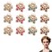 12 PACK Rhinestone Mini Butterfly Hair Claws Clips Crystal Metal No slip Hair Grip Clamps for Women Girls Hair Pins Mixed Color