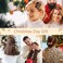 12PCS Flat Hair Clips, Flat Claw Clips for Thin Hair, Matte Lay Down Claw Clips for Women, 3 Sizes Alligator Hair Clips, Slide Hair Clips, Christmas Hair Accessories, Brown