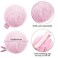 Colorful Fluffy Fur Pom Pom Hair Clips and Barrettes for Toddlers, Baby Girls, and Women - 12 Pieces, 2", Fall/Winter Hair Accessories