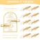 No Bend Hair Clips, 12Pcs/6cards Resin &amp; Stainless Steel No Crease Hair Clips, Gold Glitter Bridesmaid Proposal Gift Hair Clip for Makeup Styling Hair accessories Hair Setting Clips for Bangs