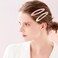 14Pcs 3.35 Inch Oval Snap Hair Clips Glossy Large Hair Barrettes Water Drop Shape Hair Pins Fancy Ellipse Hair Grips Decorative Hair Styling Accessories for Thick Thin Fine Hair Women Girls