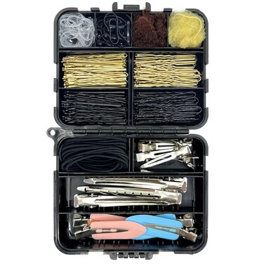 Hair Accessories Kit, 160Pcs Hair Clips for Women Girls Dance Ballet Cheerleading Travel with Storage Box