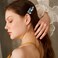 2 PACK Crystal Flower Leaf Hair Clips Fashion Sparkly Glitter Rhinestones Hair Barrettes Hairpin Hair Styling Accessories