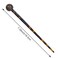 2 PACK Tortoise Shell Long Hair Sticks Bamboo Shape Hair Chopsticks Japanese Chinese Hairpin Decorative accessories for Women Girls Long Thick Hair Updo
