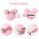 2 Pairs Mouse Ears Hair Clips Baby Girls Mini Hair Accessories Glitter Mouse Bow Barrettes Kids Cosplay Birthday Party Decorations 2 Left &amp; 2 Right Clips