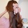 2 Pcs 5.5 Inch Fuzzy Fluffy Plush Large Hair Claw Clips Pink Blue Cute Wavy Hair Claws M-Shaped Jumbo Jaw Clips Strong Hold Hair Clips for Thick Long Curly Hair Women Girls