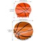Basketball Hair Clip - 2 Pcs Sports Hair Clips, Non-Slip Barrettes, Vintage Jaw Clamps, Hair Updo Grip Accessories for Women Girls