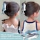 2 PCS Blue Shark Cellulose Acetate Hair Claw Clips Whale Shark Hair Clips Cute Big White Shark Hair Clips for Women Girls Thick Thin Hair Ocean Sea Animal Hair Accessories Claw Clips