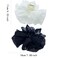 2 PCS Chiffon Silk Hair Claw Clips Large Bubble Hair Jaw Clips Bows Hair Clips Nonslip French Barrtette Hair Accessories for Women Girls