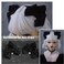 2 Pcs Halloween Gothic Lolita Hair Clips Black Bow Plush Cat Ear Hairpins Hair Barrettes for Women Girls Hair Accessories Cosplay Halloween Party Tea Party