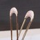 2 Pcs Metal U Shape Hair Pin Women Retro Hair Pin Metal French Style Hairpins Simple Hair Stick for Women Girls Hair Diy Accessory