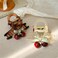 2 PCS Red Cherry Hair Claw Clip,Cute Fruit Hair Jaw,for Thick Thin Hair, Acrylic Hair Claw Clips,Non-slip Hair Clips Cute Hair Jaw Clips Hair Accessories Gifts for Women Girls