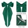 WLLHYF Big Bow Barrettes 2 Pieces Soft Silky Satin Hair Clip Long Tail French Ribbon Hair Pins Metal Bowknot Clips 90's Accessories for Party Women Girl (Green+Green)