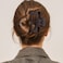 WLLHYF 2 Pieces Square Claw Clips 3.5 Inch Matte Non-slip Hair Clamps Medium Hair Claw Clips Fashion Strong Hold Banana Clips Thick Thin Hair Styling Accessories for Women Girls