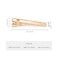 wynameleri Gold Metal French Hair Pin Clips DIY Craft Pointed Beak Clips Flat Barrettes 2.4'' 2.6 Inches 20 Packs