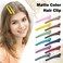 24 Pack/12 Pairs 3" Plastic Matte Hair Clips for Styling Sectioning Salon Duckbill Alligator Hair Clips Non-Slip Hair Pins Barrettes Accessories for Women Girls Thin Thick