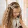 Glitter Sparkling Sequin Hair Bow Alligator Clips 4" Cute Shiny Gold Cheer Barrettes Hairpin for Little Toddler Teen Baby Girls School Kids Women Christmas Gift Accessories
