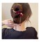 2PCS Hair Clip, Red Rose Hair Claws French Style Twist Hair Barrette Non Slip Jaw Banana Hair Accessories for Women
